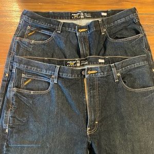 Ariat M4 Rebar Mens Relaxed Straight Jeans